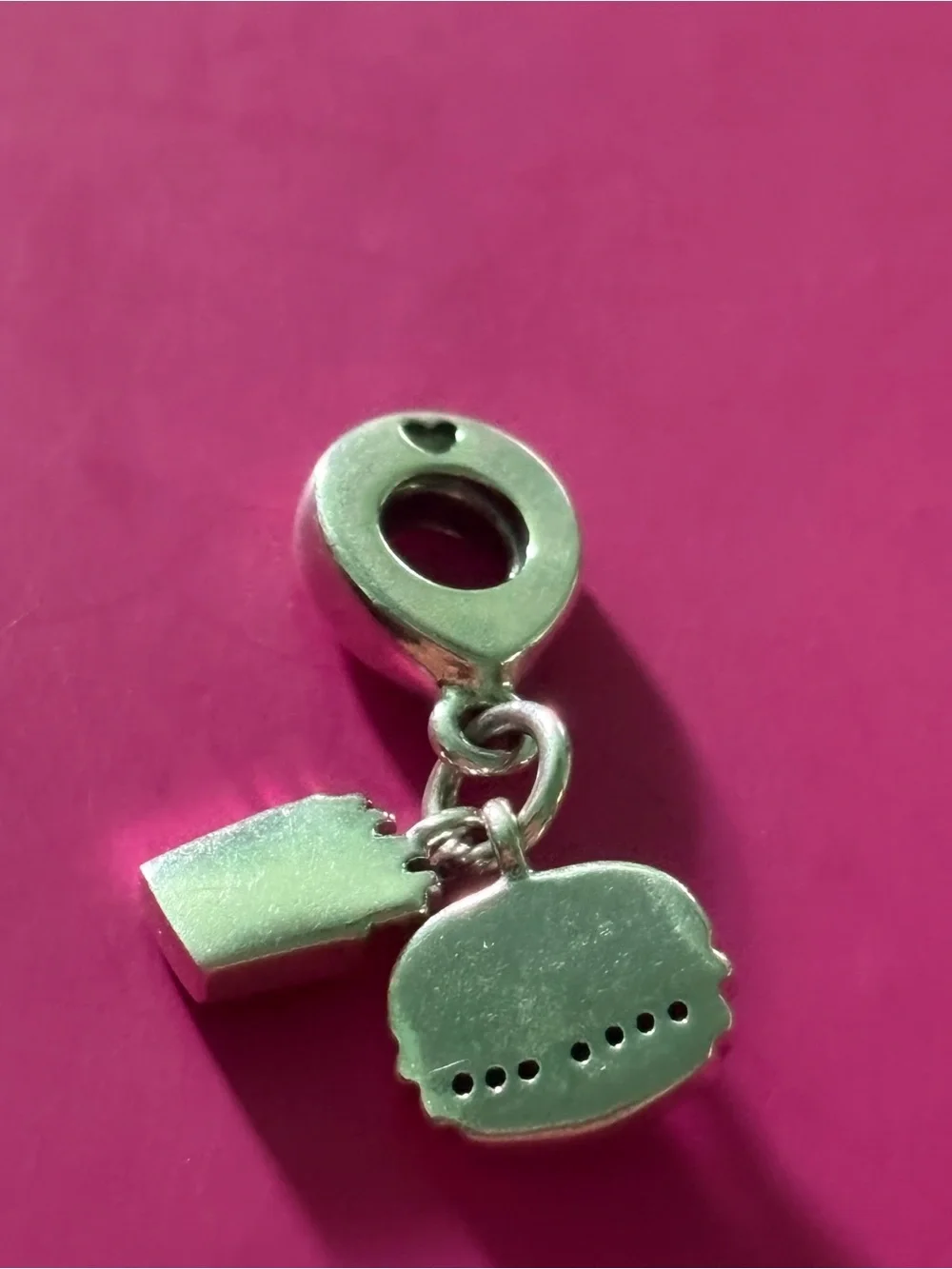 Pandora burger fries charm